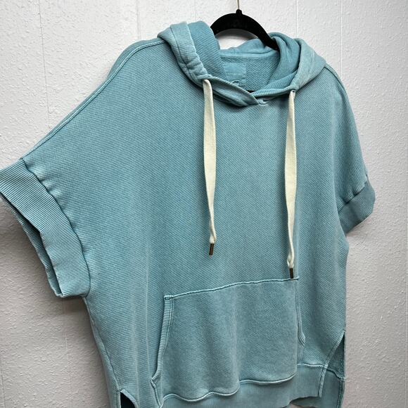 American Eagle Hooded Sweatshirt Womens Medium Oversized Workout Fitness Walking - Picture 5 of 12
